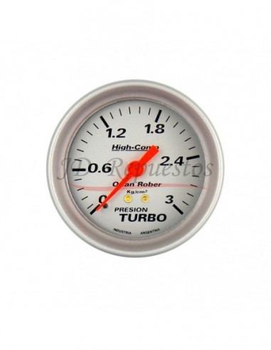 Reloj Presion Turbo 3kg High-comp Plata (1012p30)