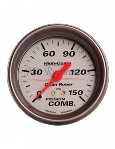 Reloj Presion Nafta 150psi High-comp Plata (1013p150)