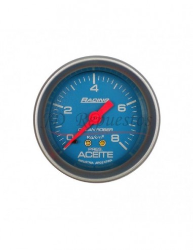 Reloj Presion Nafta 8kg Racing...