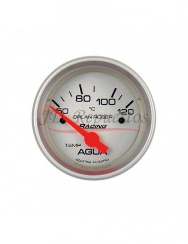 Reloj Temperatura Agua Elect 24v 120c Racing Plata (325p24v)