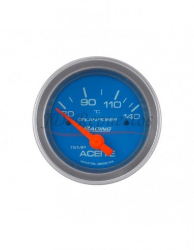 Reloj Temperatura Aceite Elect 12v 150c Racing Celeste (326c12v)