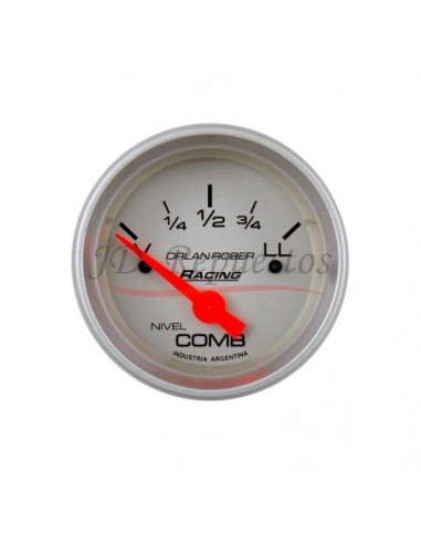 Reloj Nivel Combustible 12v V180 Racing Plata (351p12v)