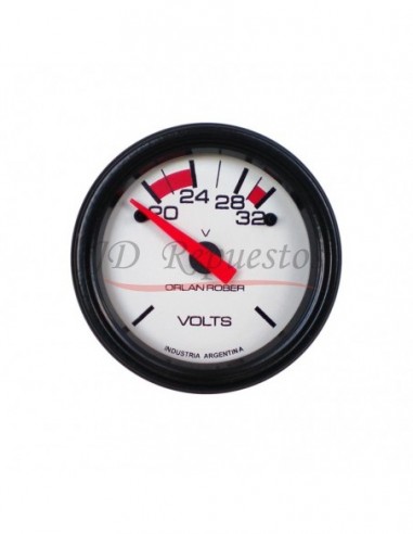 Voltimetro 24v L.blanca (424h24v)
