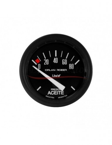 Reloj Presion Aceite Elect. 12v 80lbs Classic (616h80)