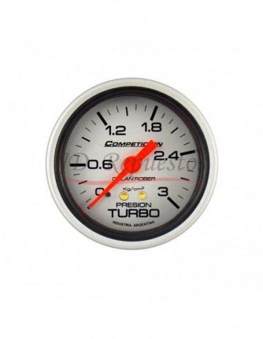 Reloj Presion Turbo 3kg Competicion Plata (812p30)