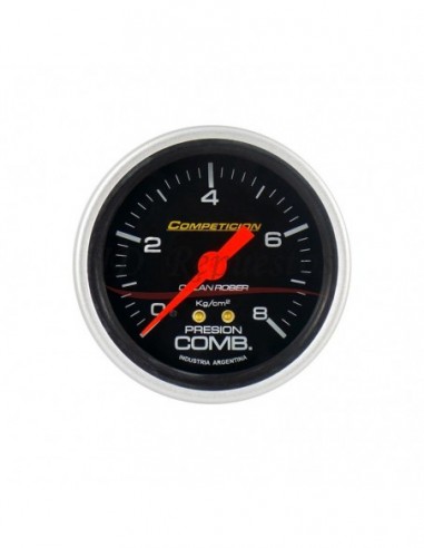 Reloj Presion Nafta 8kg Competicion Negro Mecánico (813n8k)