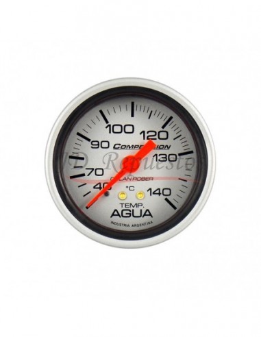 Reloj Temperatura Agua 140c Cap 4,0mts Competicion Plata (821p40)