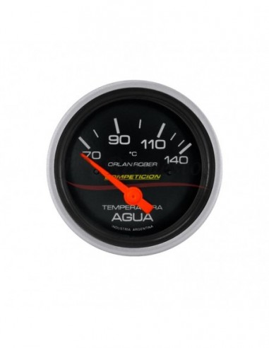 Reloj Temperatura Agua Elect 12v 140c Competicion Negro (825n12v)