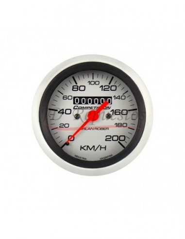 Velocimetro Amer 200km Competicion Plata (833p200a)