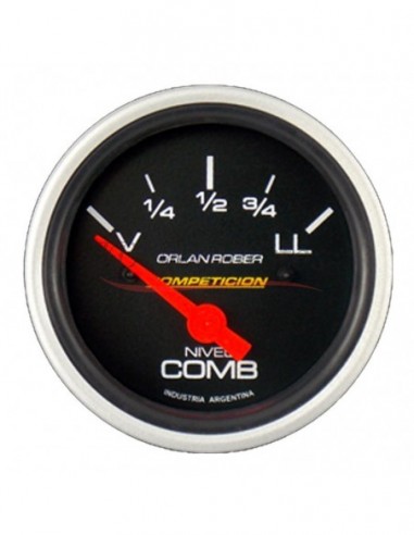 Reloj Nivel Combustible 12v V180 12v Competicion Negro (851 N12v)