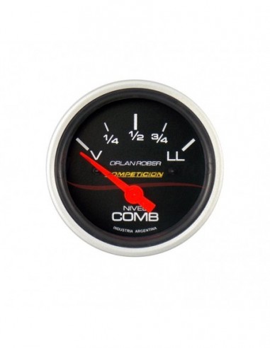 Reloj Nivel Combustible 12v V70 Competicion Negro (853n12v)