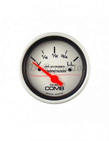 Reloj Nivel Combustible 12v V70 Competicion Plata (853p12v)