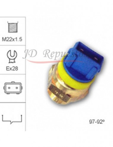 Bulbo Electroventilador Citroen Peugeot 106 (bev103)