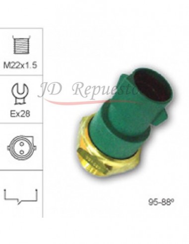 Bulbo Electroventilador Escort-fiesta-orion (bev128)