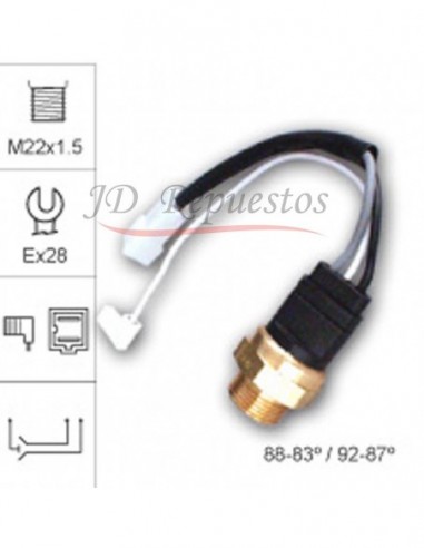 Bulbo Electroventilador Fiat 1.4-1.6...