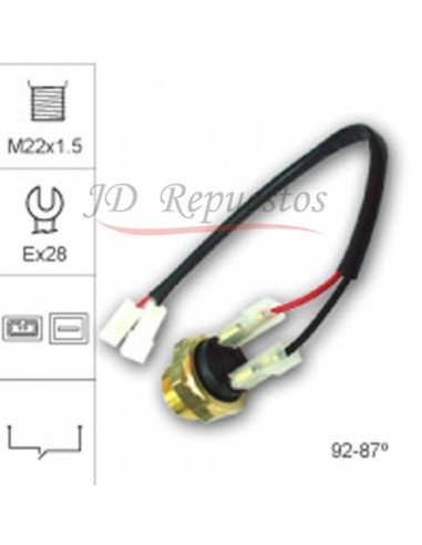 Bulbo Electroventilador Fiat Duna-uno-147 (bev98)