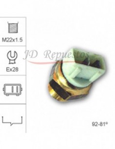 Bulbo Electroventilador Gol...