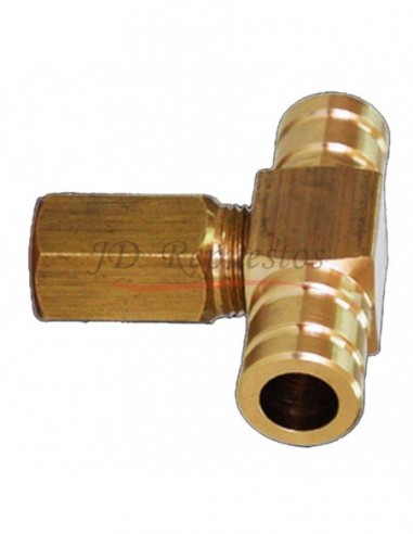 Tee Agua Para Manguera ø16 Universal (c853)