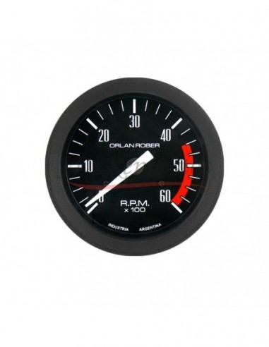 Tacometro Diesel ø80.12v 6.000rpm Classic (cvd60)
