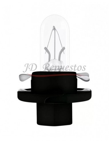 Lampara 12v Tablero 1.2w C/portal Negro