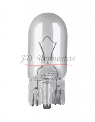 Lampara 12v Tablero 5w Casquillo Vidrio