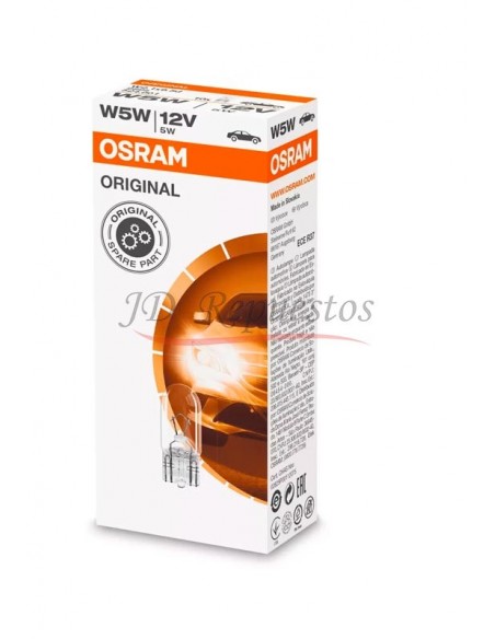 Lampara 12v Tablero 5w Casquillo Vidrio