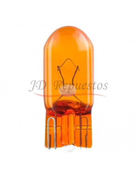 Lampara 12v Tablero 5w Casquillo Vidrio Ambar