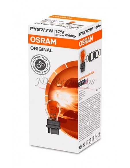 Lampara 12v 7w Py27/7w Ambar