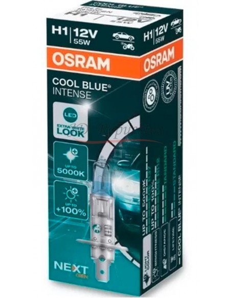 Lampara 12v H1 55w  Cool Blue Intense