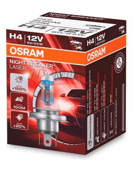 Lampara 12v H4p43t Night Breaker Laser Next Generatiduo Pack