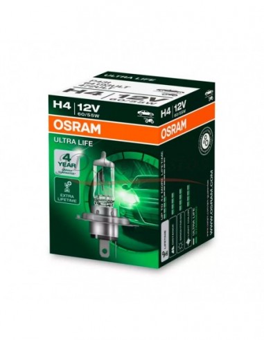 Lampara 12v H4 P43t Ultralife Duo Pack