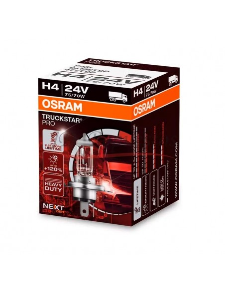 Lampara 24v H4 P43t 75/70 Truskstar Pro (duo Pack)