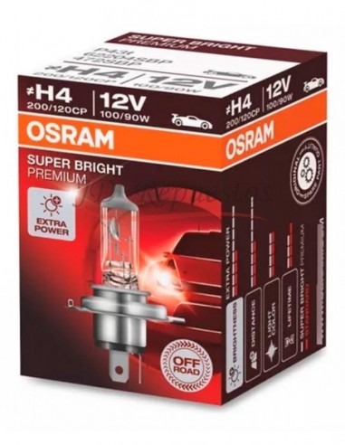 Lampara 12v H4 P45t 100/90w Super Bright Lampara 12v H4 P45t 100/90w Super Bright