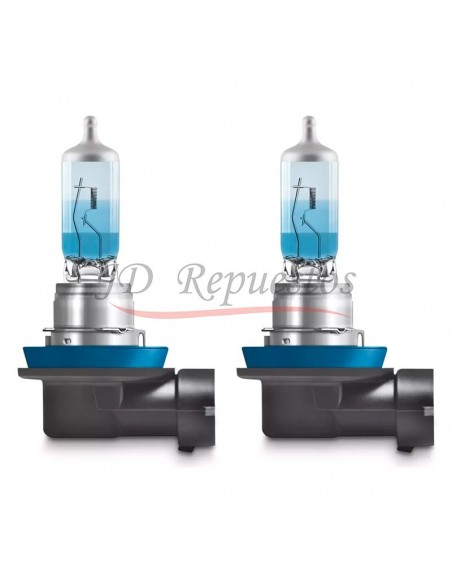 Lampara 12v H11 55w Pgj19-2 Coll Blue Intense Duo Pack 5000k