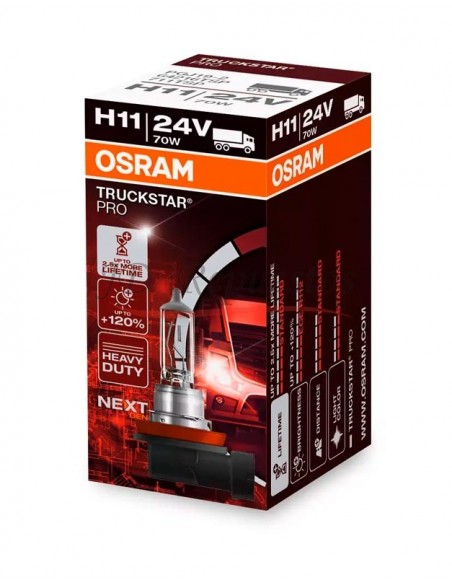 Lampara 24v H11 70w Pgj19 Truckstar Pro