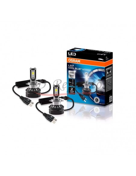 Lampara Led 12v H7 18w Cool Blue Intense Duo Pack*