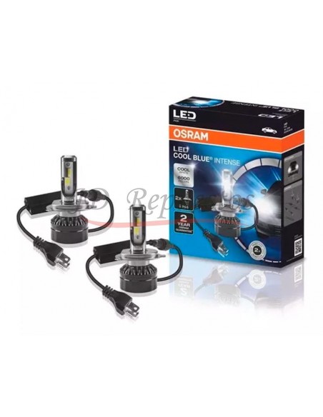 Lampara Led 12v H4 18/18w Cool Blue Intense Duo Pack*