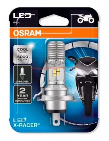 Lampara Led 12v H4/hs1 5/6w P43t...
