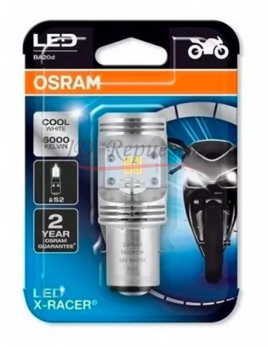 Lampara Led 12v S2 5/6w Ba20d 6000l...