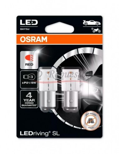 Lampara Led 12v 1 7w Bay15d Simil...