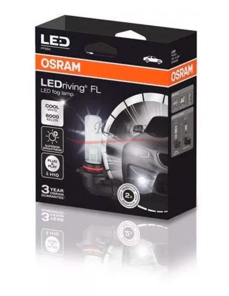 Lampara Led 12v H10 8,2w Duo Pack(t)*