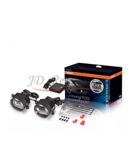 Faro Auxiliar +luz Diurna Led Fog/drl 12-24v