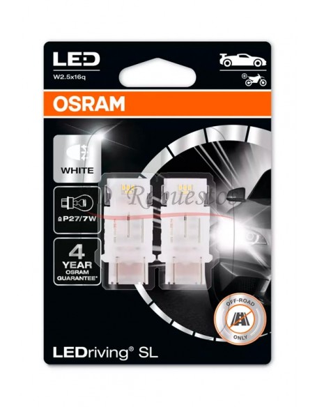 Lampara Led 12v 1.7w W2 5x16q Duo Pack(3157)*