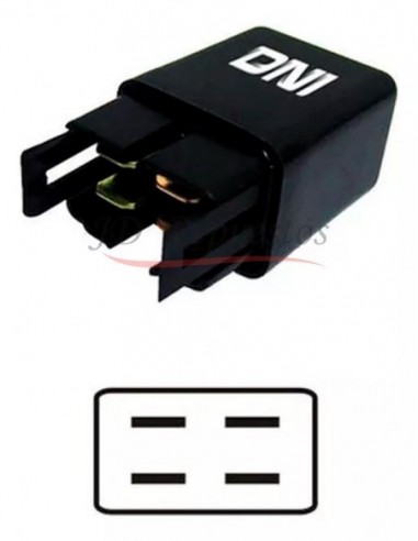 Rele Auxiliar 12v 4t