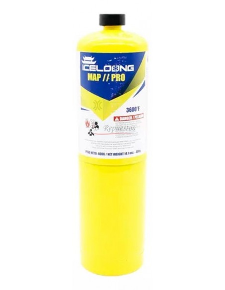 Gas Map Pro 400 Necton Lata X 400gs Para Soldar Caño Cobre
