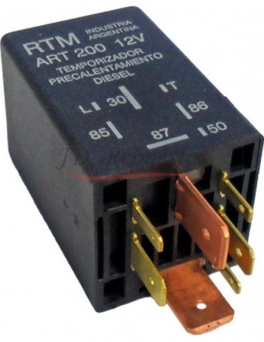 Temporizador De Precalentamiento Gol / Senda / Saveiro 1.6 D / 1.9 D 12v 7 Terminales