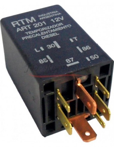 Temporizador De Precalentamiento Vw Gol,saveiro,senda,passat H/94 (12v.7 Term.)