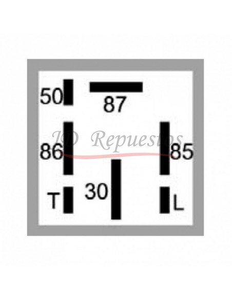 Precalentador Diesel 12v / 7 Term / Sin Soporte