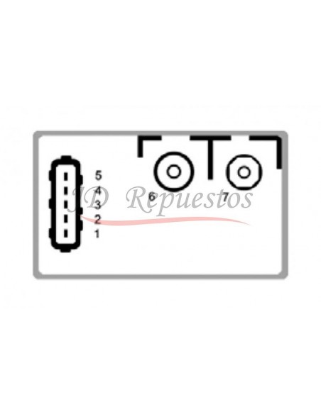 Temporizador De Pre Y Postcalentamiento Peugeot 306-405-partner (prec.0-18 Post 0-180 Seg.)