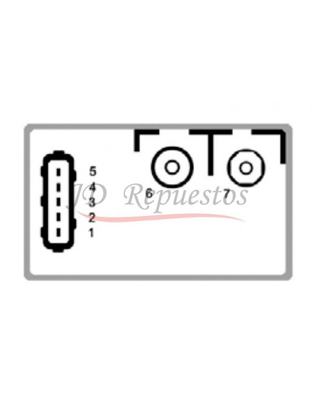 Precalentador Diesel 12v / 5 Term / Con Soporte